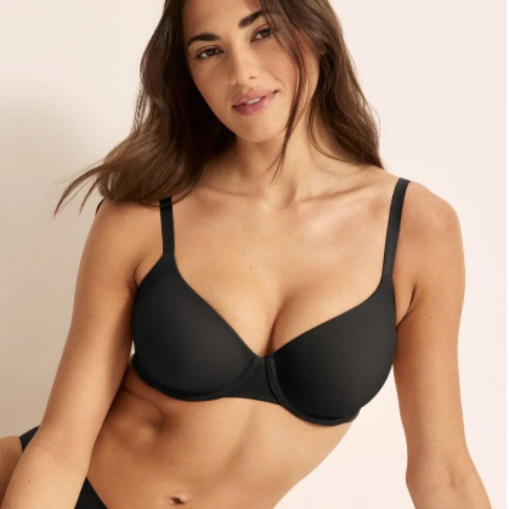 NWT Knix FreeFlex™ Demi Bra in Black